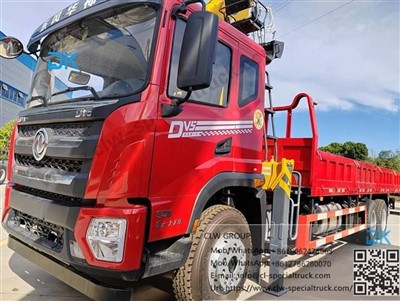 Dongfeng Huashen DV5 xcmg 12t 4 section bras g camion de grue de type